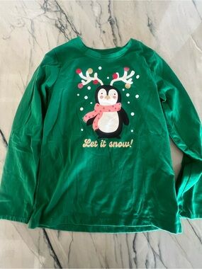 Holiday Time Penguin Shirt - Let It Snow